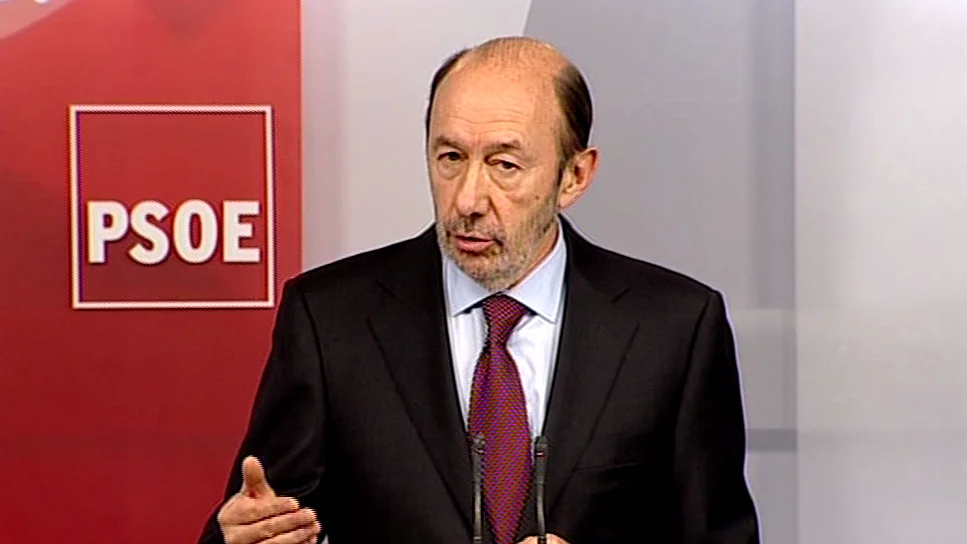 El líder del PSOE, Alfredo Pérez Rubalcaba