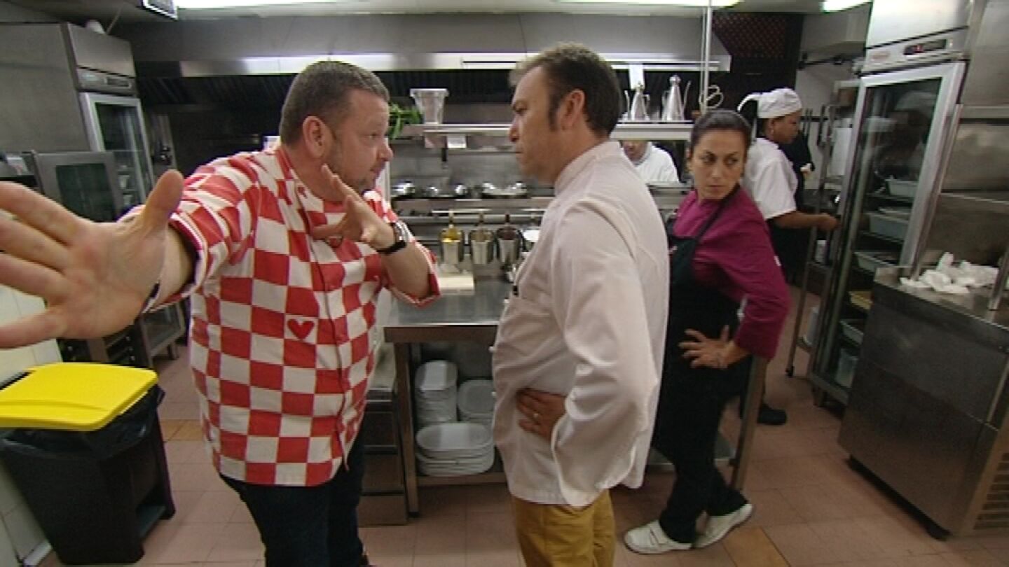 Chicote en la cocina de 'El Bodeg&oacute;n'