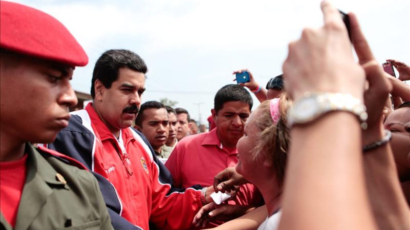 El vicepresidente de Venezuela, Nicol&aacute;s Maduro.