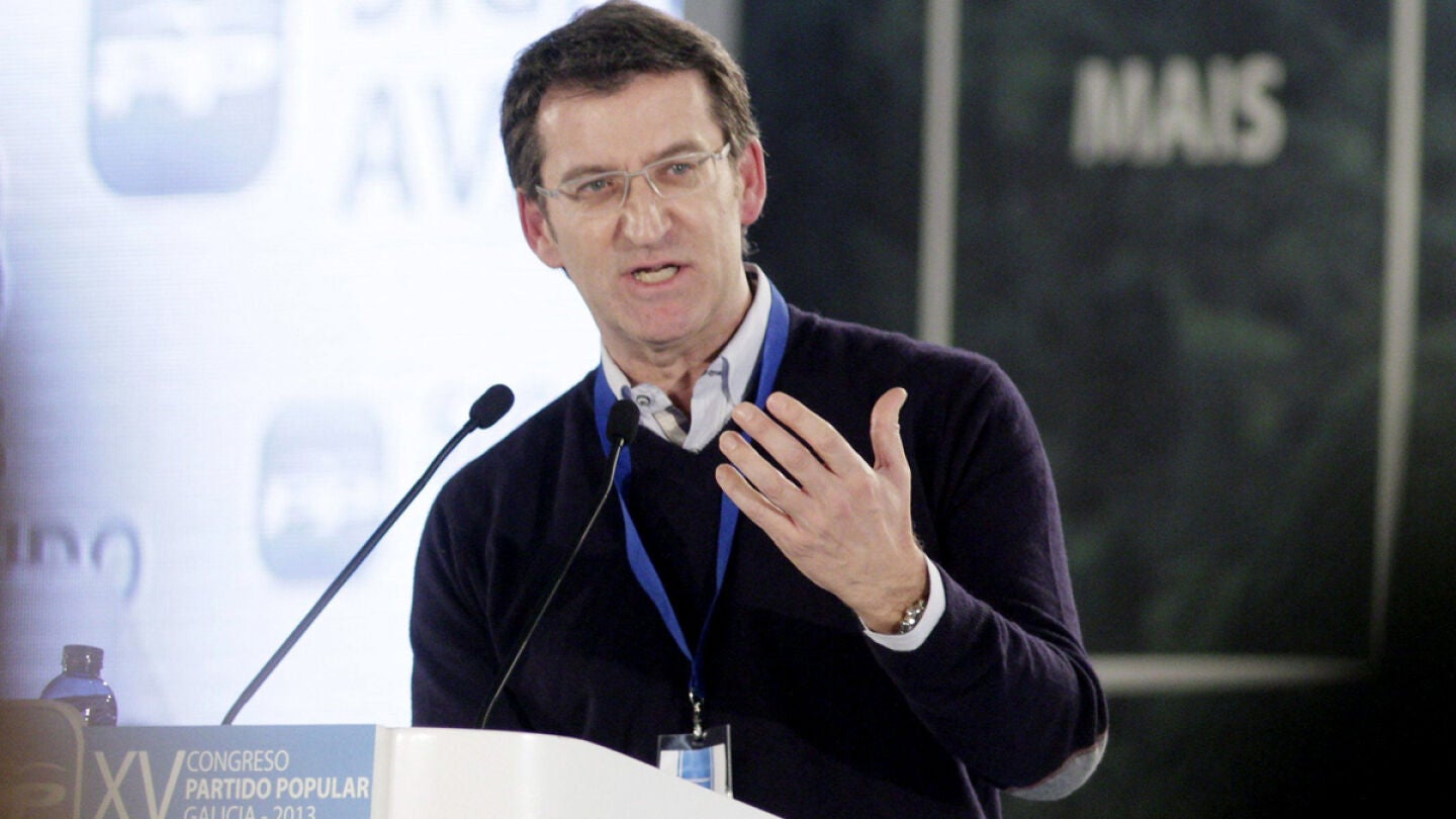 El l&iacute;der de los populares en Galicia, Alberto N&uacute;&ntilde;ez Feij&oacute;o