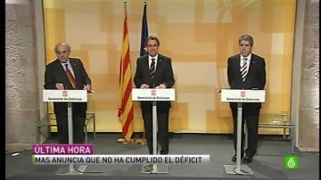 Artur Mas en rueda de prensa