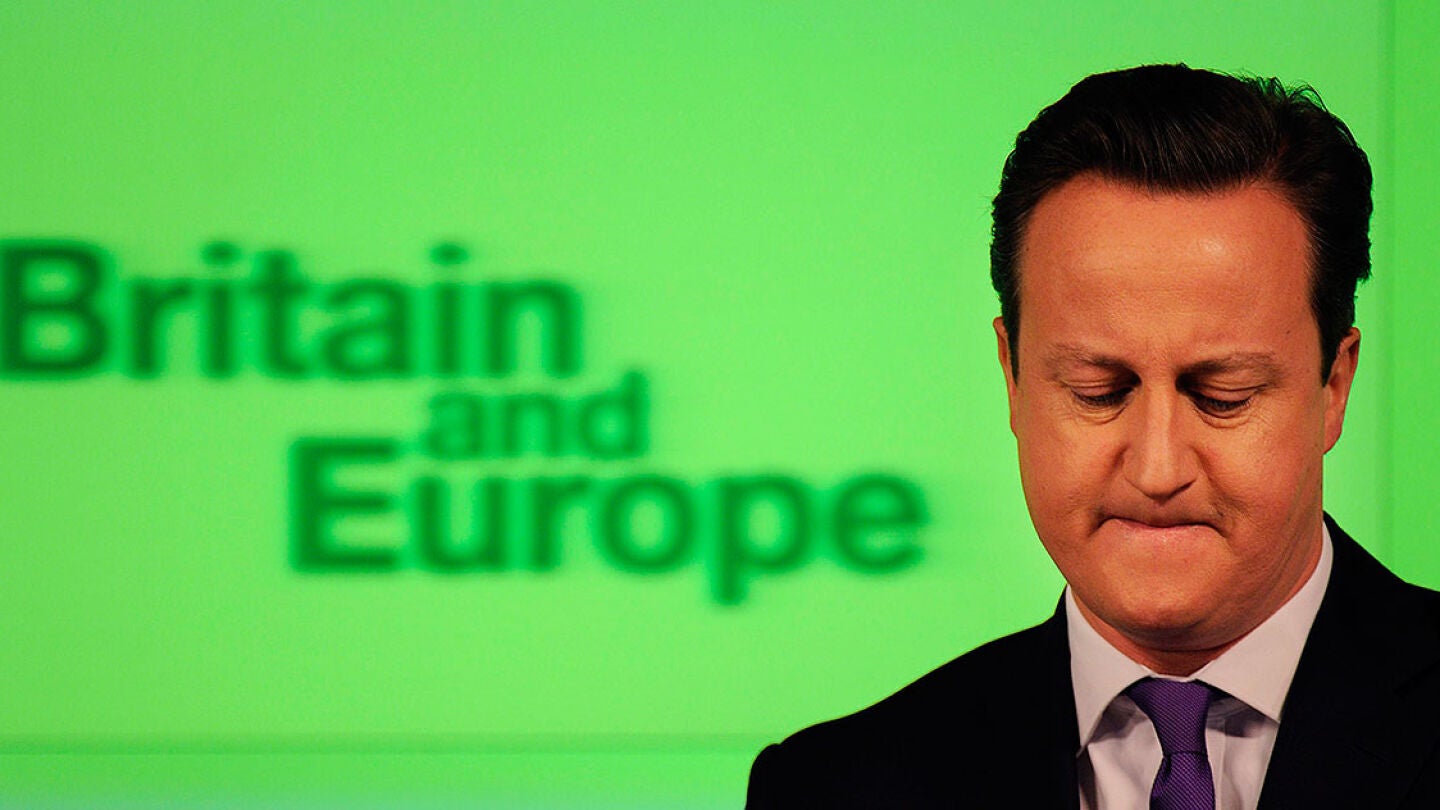 David Cameron, primer ministro brit&aacute;nico
