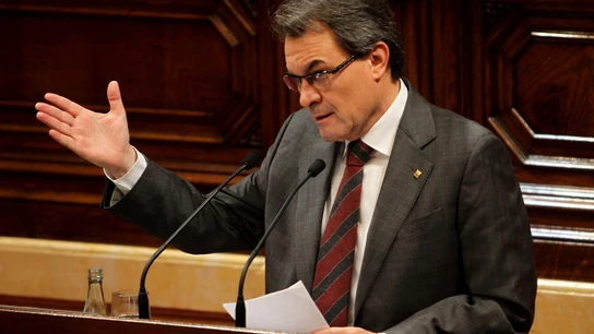 Artur Mas en el primer Pleno de la X legislatura Artur Mas en el primer Pleno de la X legislatura