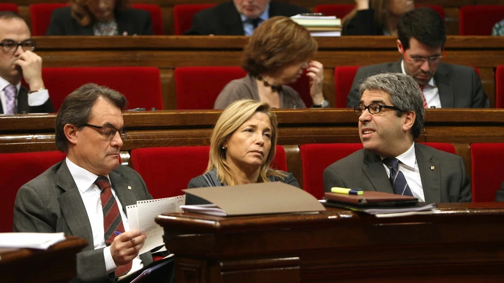 Artur Mas, Joana Ortega y Francesc Homs