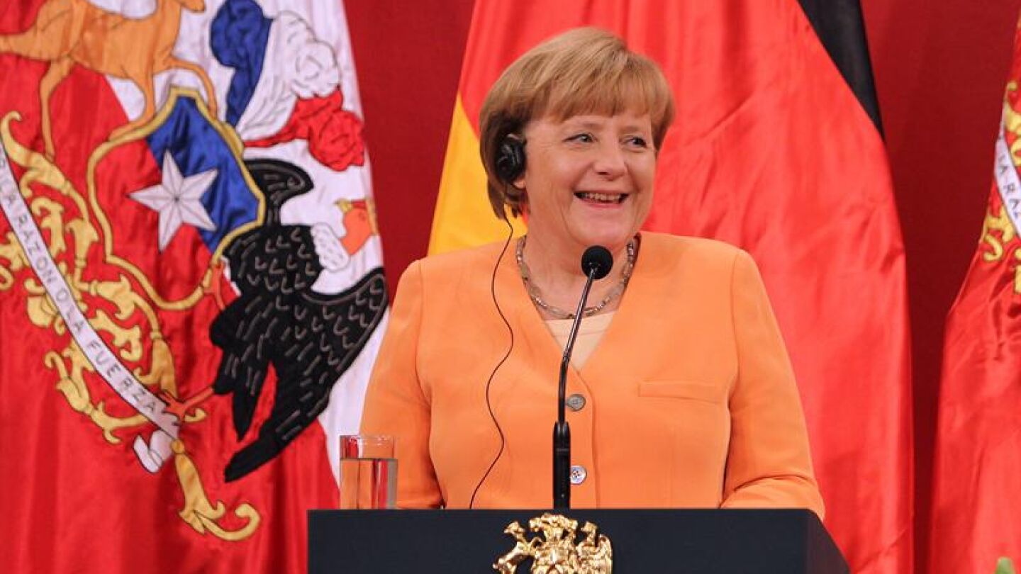 Angela Merkel en Chile