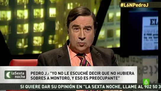 Pedro J. Ramírez en La Sexta Noche Pedro J. Ramírez en La Sexta Noche