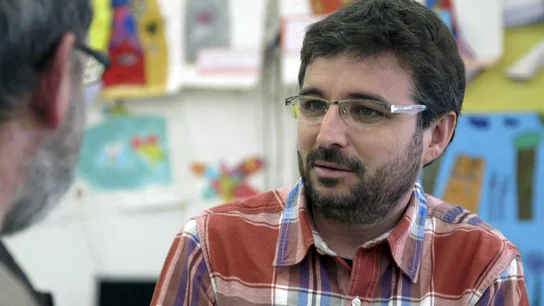 Jordi Évole, en 'Cuestión de Educación' Jordi Évole, en 'Cuestión de Educación'