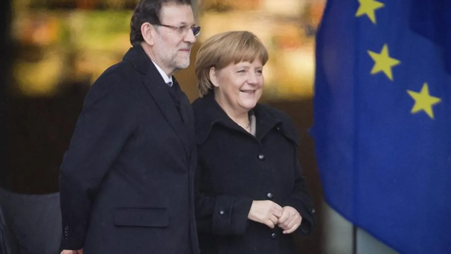 Angela Merkel recibe a Mariano Rajoy en la cancillería alemana Angela Merkel recibe a Mariano Rajoy en la cancillería alemana