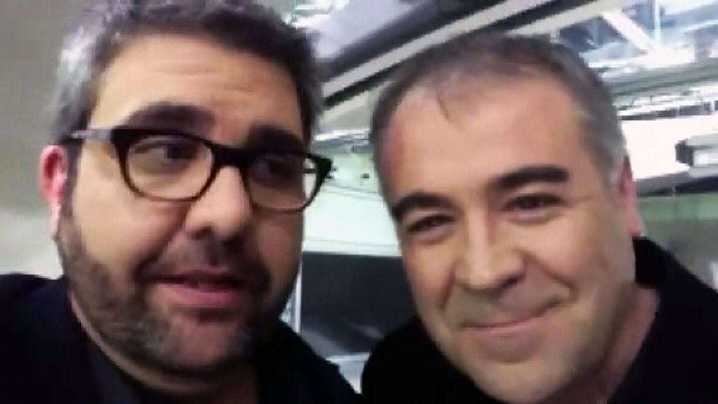 Florentino Fern&aacute;ndez junto a Garc&iacute;a Ferreras