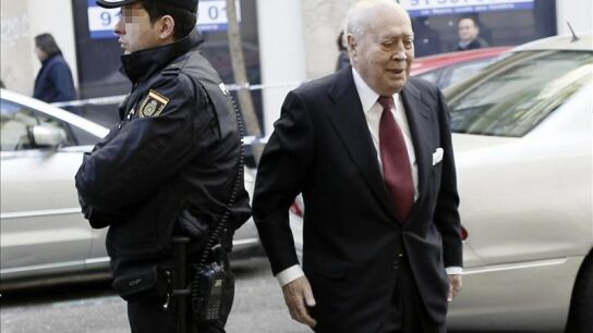 El extesorero del PP &Aacute;lvaro Lapuerta, antecesor en este puesto de Luis B&aacute;rcenas, a su llegada a la Fiscal&iacute;a Anticorrupci&oacute;n
