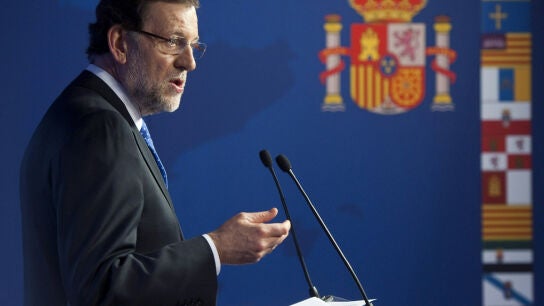 Mariano Rajoy, tras la aprobaci&oacute;n de los presupuestos de la Uni&oacute;n Europea