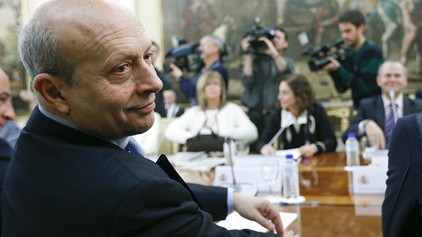 El ministro de Educaci&oacute;n, Jos&eacute; Ignacio Wert