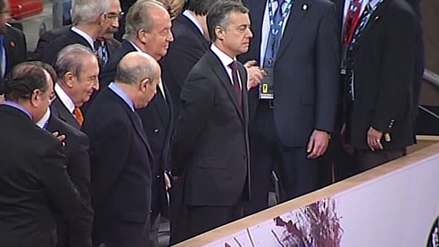 Don Juan Carlos, en la final de la Copa de baloncesto