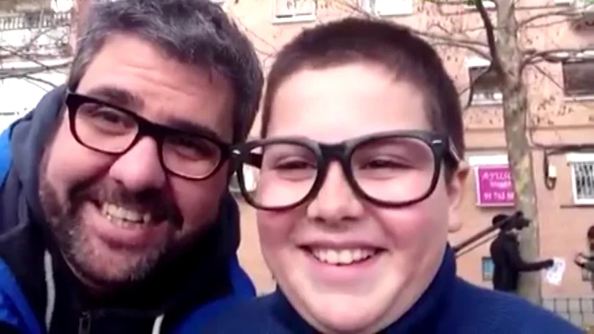 Florentino de mayor y de pequeño