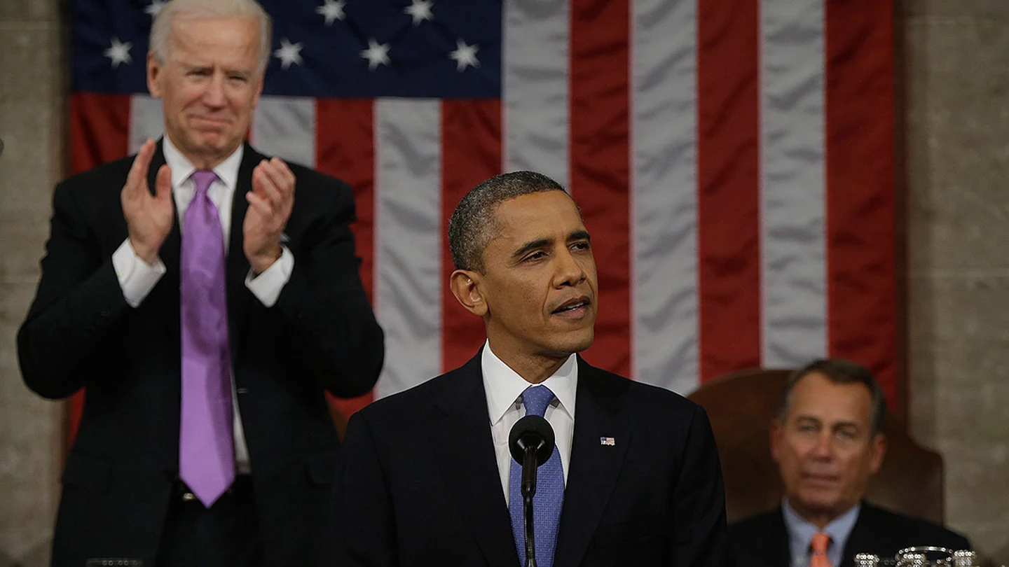 Barack Obama, durante el discurso del Estado de la Unión Barack Obama, durante el discurso del Estado de la Unión