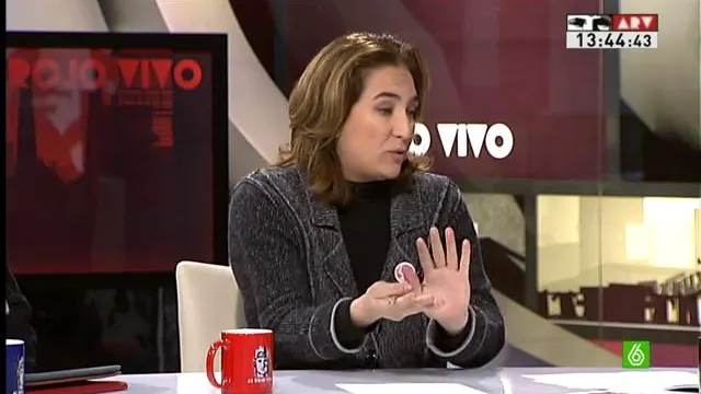 Ada Colau en 'Al Rojo Vivo'