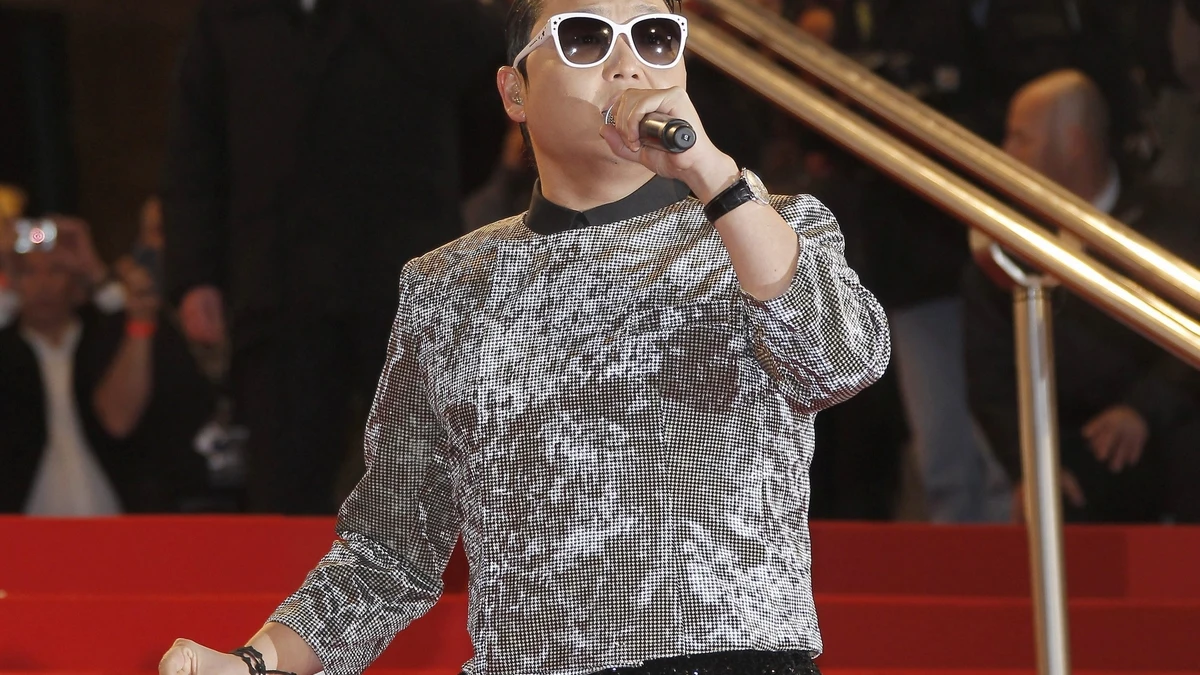 El cantante surcoreano PSY conocido por su éxito "Gangnam Style".