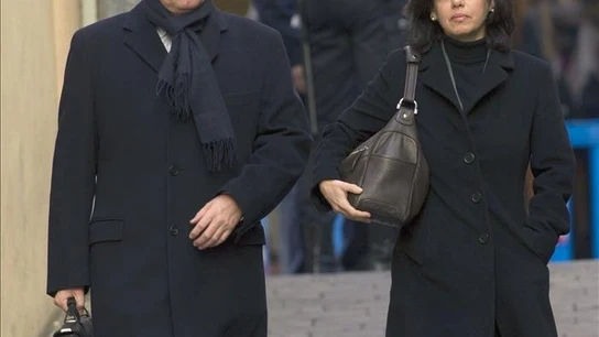 El exsocio de Iñaki Urdan0garin Diego Torres, acompañado de su mujer Ana María Tejeiro. El exsocio de Iñaki Urdan0garin Diego Torres, acompañado de su mujer Ana María Tejeiro.