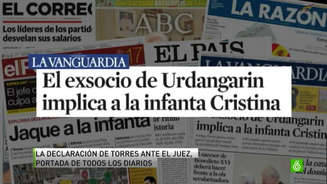 La prensa espa&ntilde;ola se hace eco de la declaraci&oacute;n de Diego Torres