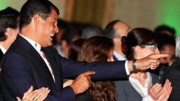 Rafael Correa, reelegido presidente
