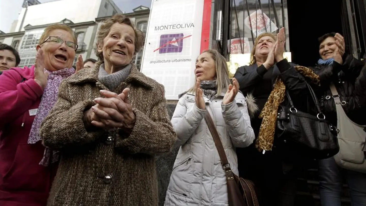 Aurelia Rey, la mujer de 85 años que iba a ser desahuciada Aurelia Rey, la mujer de 85 años que iba a ser desahuciada
