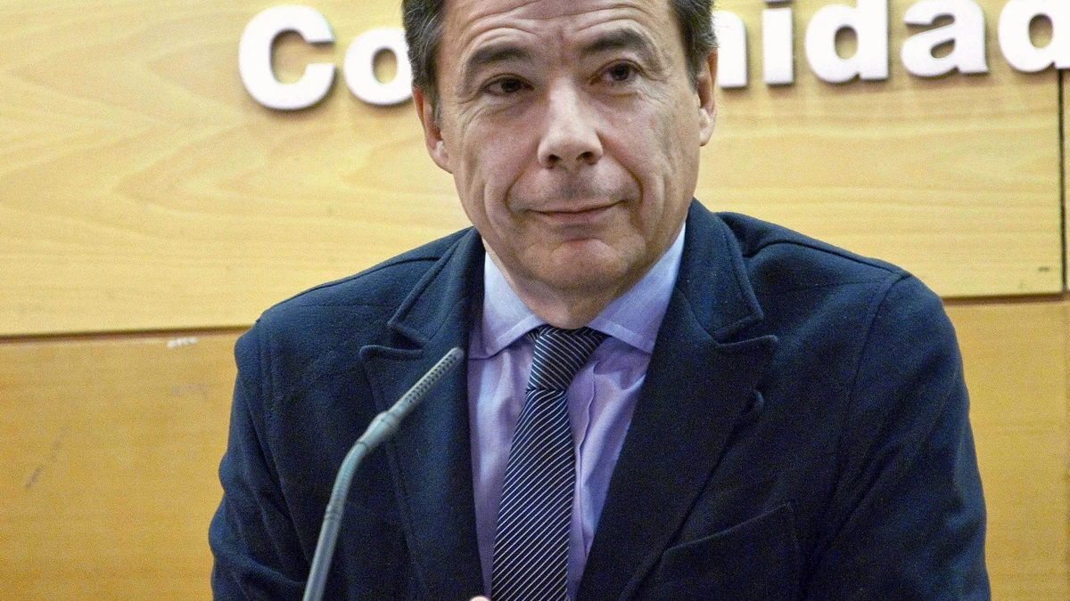 El presidente de la Comunidad de Madrid, Ignacio González, durante una rueda de prensa.