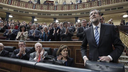 Rajoy al finalizar el debate sobre el estado de la naci&oacute;n
