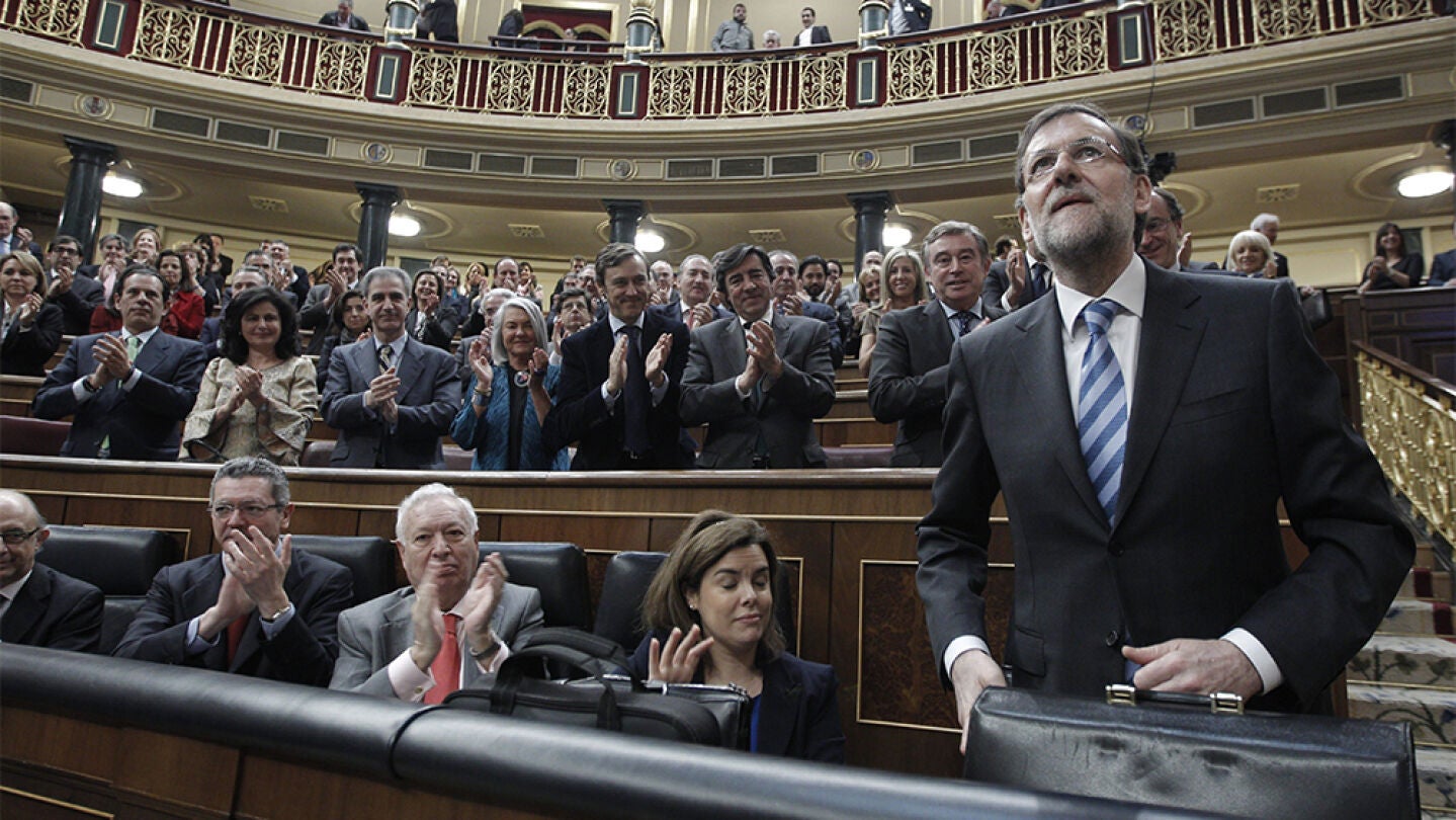Rajoy al finalizar el debate sobre el estado de la naci&oacute;n
