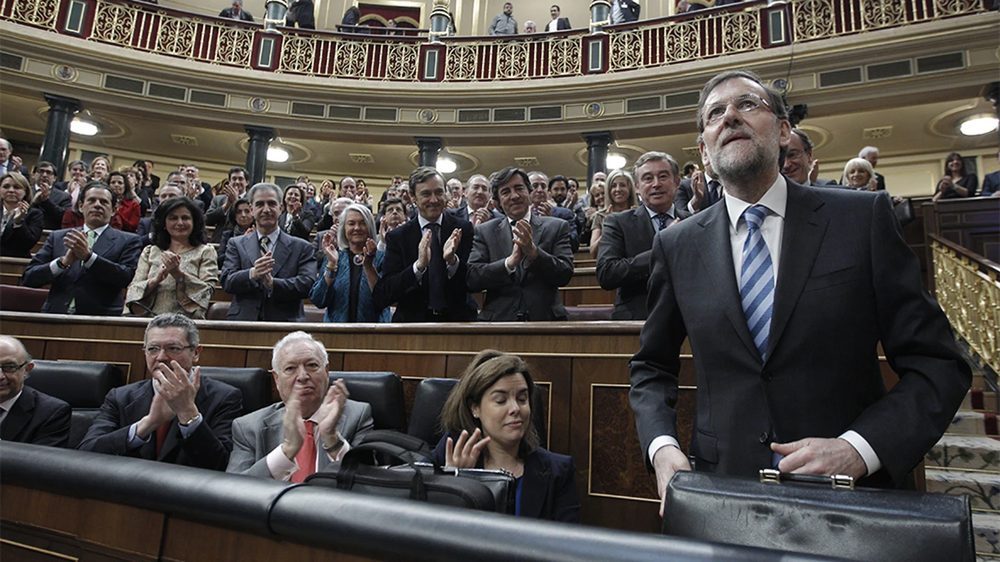 Rajoy al finalizar el debate sobre el estado de la nación Rajoy al finalizar el debate sobre el estado de la nación