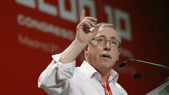 El secretario general saliente de CCOO, Ignacio Fernández Toxo, El secretario general saliente de CCOO, Ignacio Fernández Toxo,