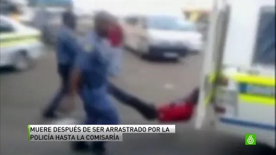 Espectacular ejemplo de brutalidad policial en Sudáfrica Espectacular ejemplo de brutalidad policial en Sudáfrica