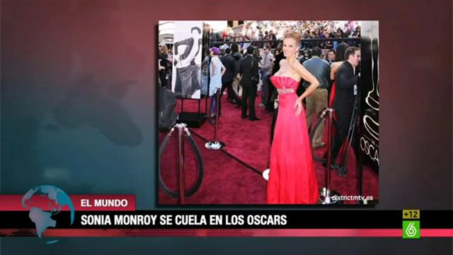 Sonia Monroy en los Oscars