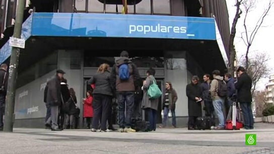 El PP se esconde ante la prensa