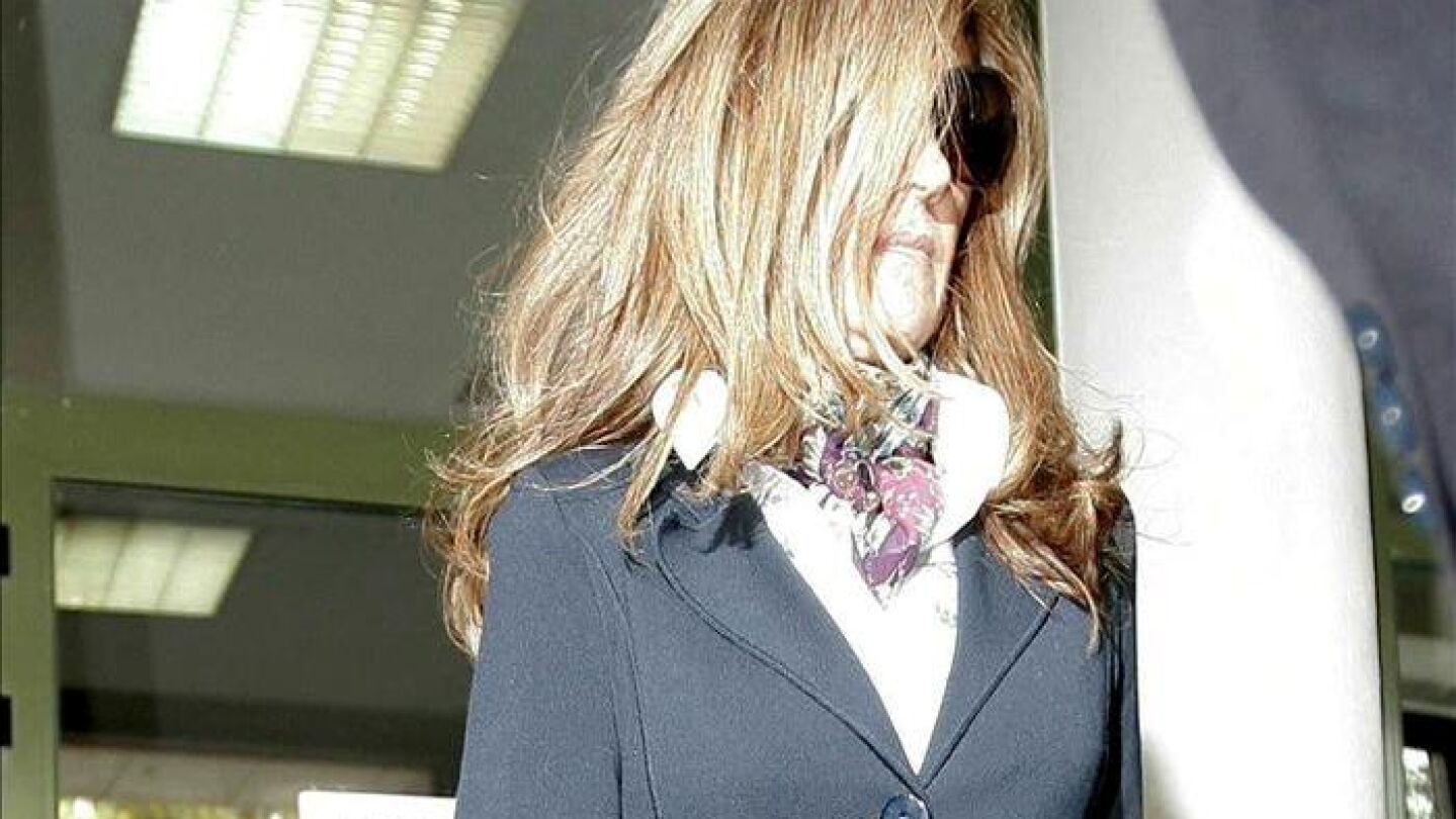 La esposa de Luis B&aacute;rcenas, Rosal&iacute;a Iglesias