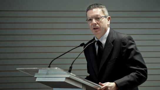 El ministro de Justicia, Alberto Ruiz-Gallard&oacute;n. 