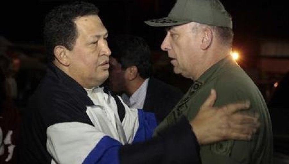 Diego Molero y Hugo Chávez