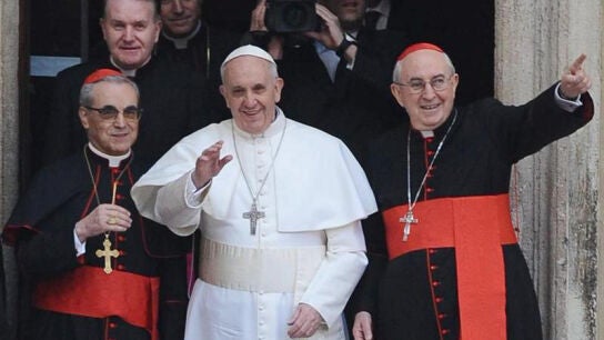 El papa Francisco, en su primer d&iacute;a de Pontificado
