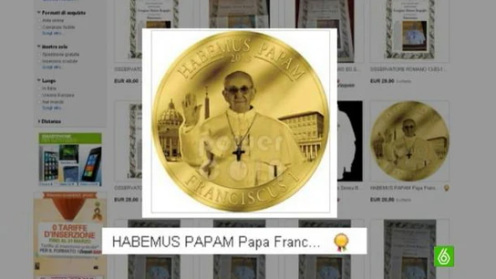 El nuevo papa ya vale su peso en oro El nuevo papa ya vale su peso en oro