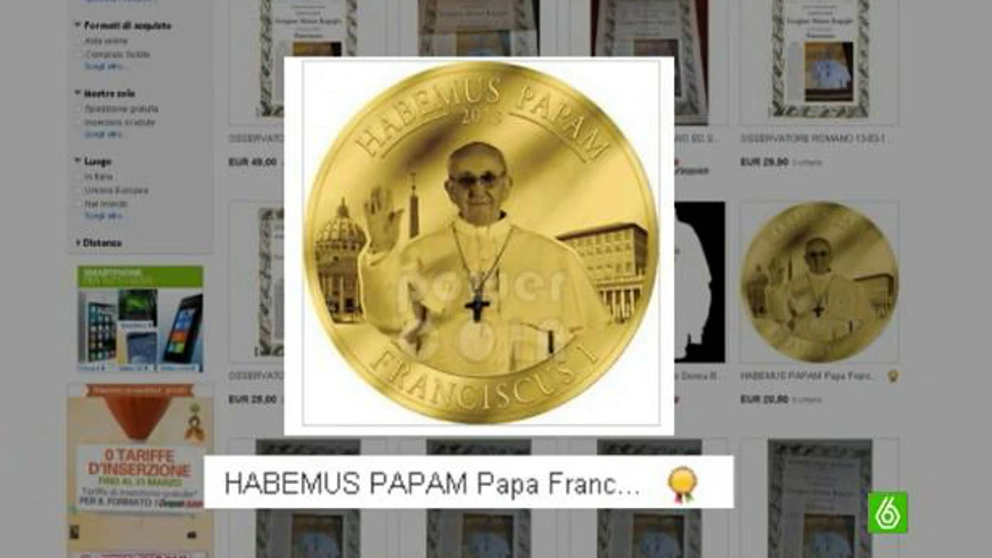 El nuevo papa ya vale su peso en oro El nuevo papa ya vale su peso en oro