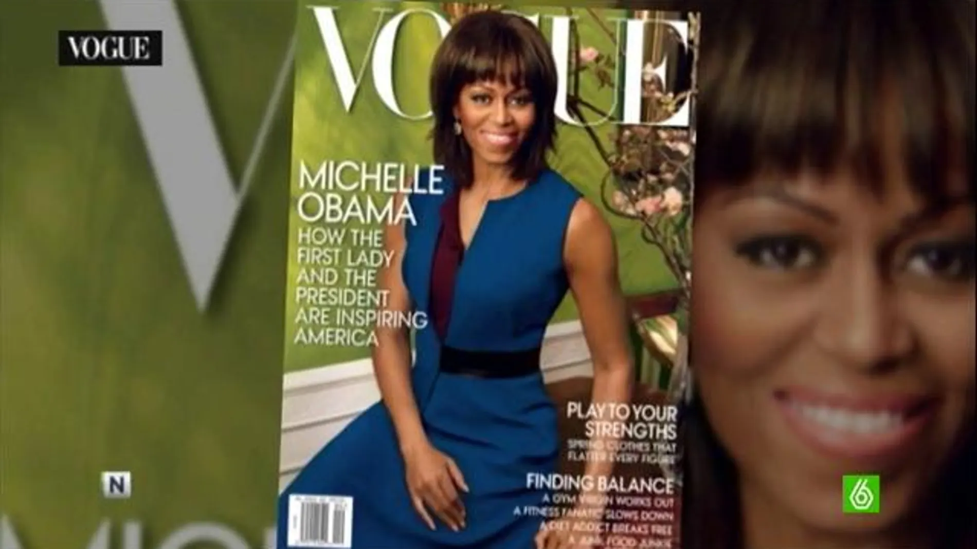 Michelle Obama, en la portada de Vogue