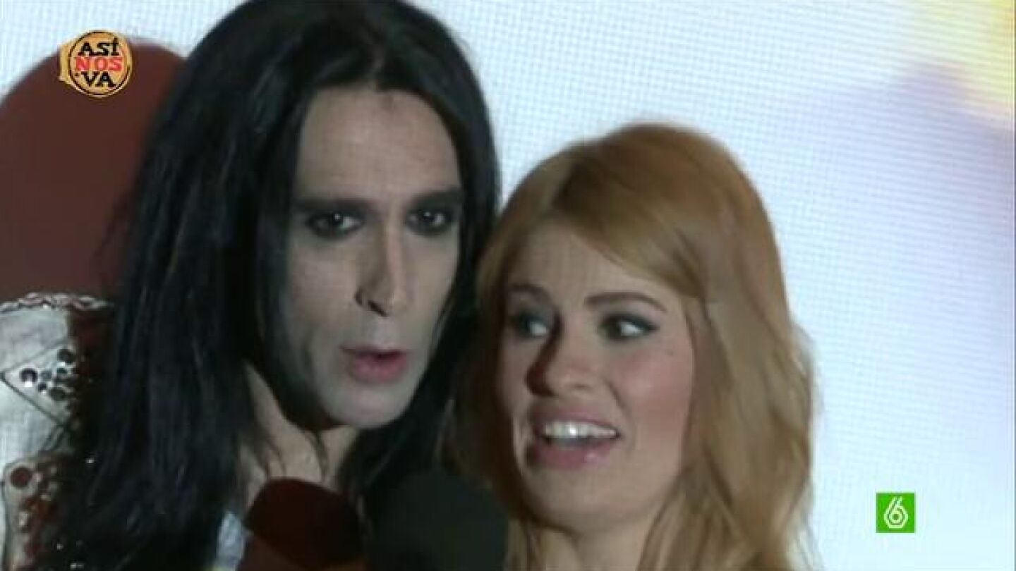 Mario Vaquerizo con Adriana Abenia