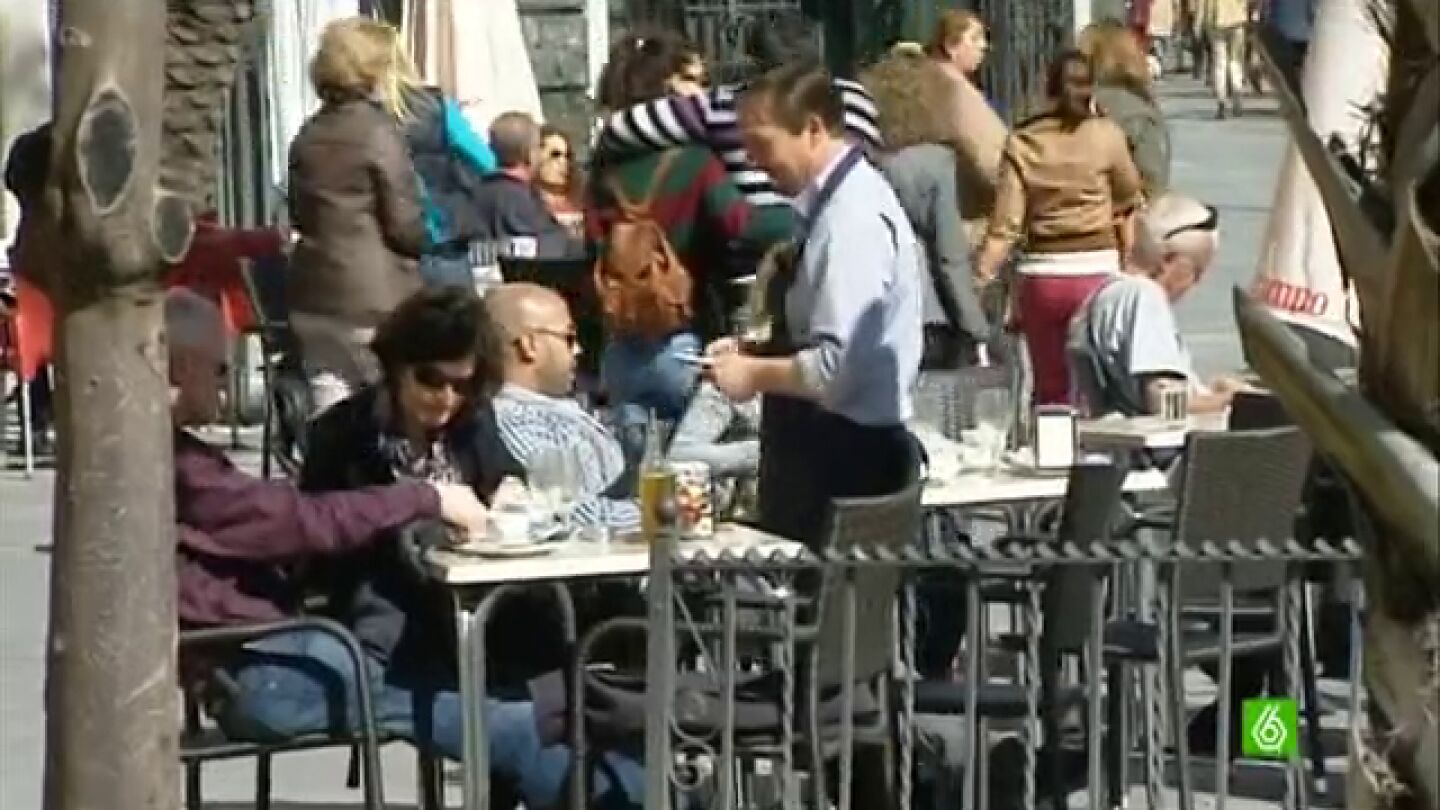 Las terrazas se llenan con la llegada de la primavera