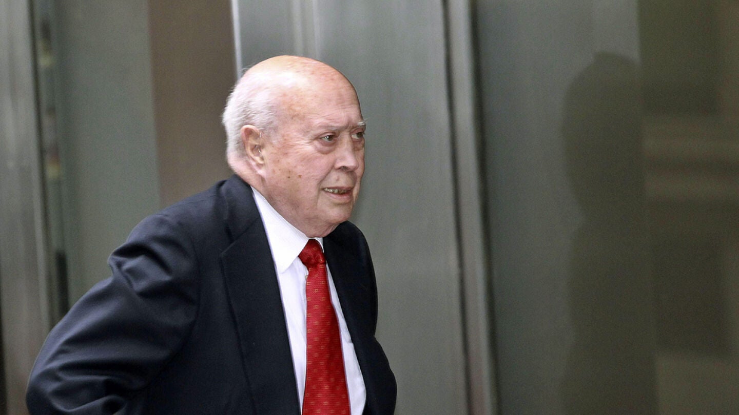 El extesorero del PP, &Aacute;lvaro Lapuerta a su llegada a la Audiencia Nacional.