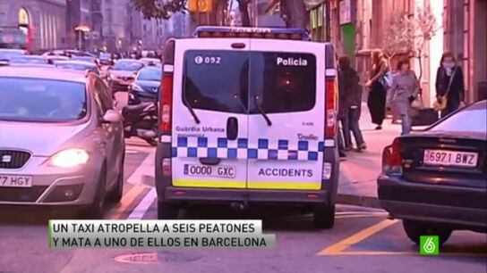 Fallece uno de los peatones que atropell&oacute; un taxi en Barcelona
