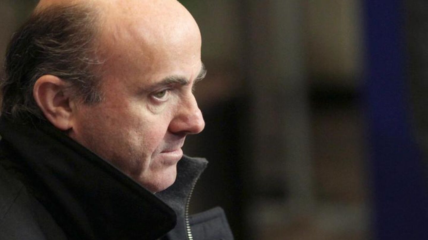 El ministro espa&ntilde;ol de Econom&iacute;a y Competitividad, Luis de Guindos