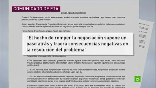 Comunicado ETA Comunicado ETA