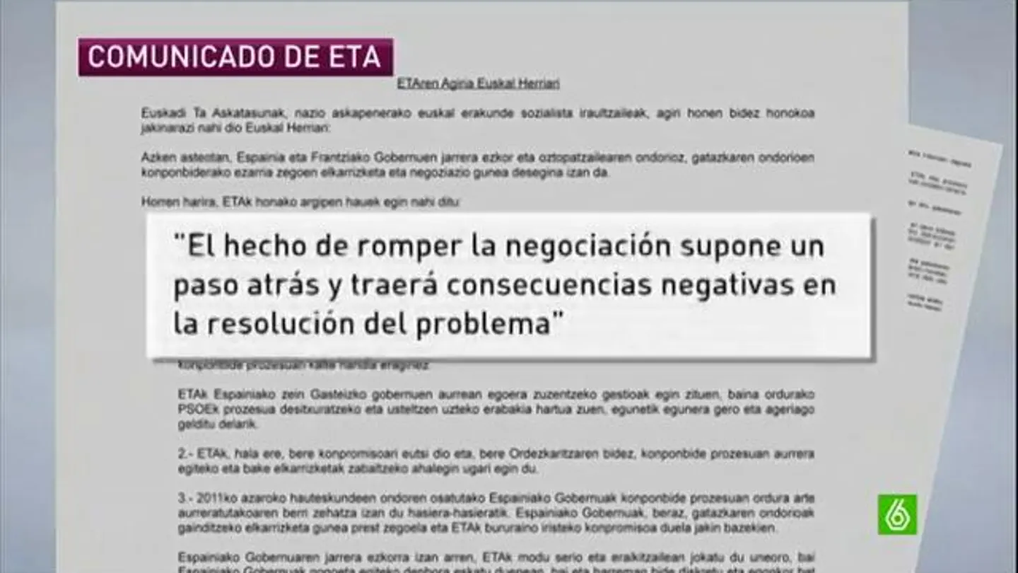 Comunicado ETA Comunicado ETA