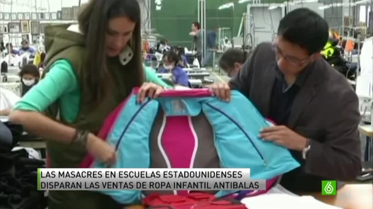 Aumenta la producción de ropa infantil antibalas para evitar matanzas como la de Newtown Aumenta la producción de ropa infantil antibalas para evitar matanzas como la de Newtown