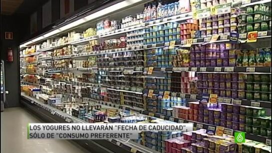 Eliminan la fecha de caducidad de los yogures
