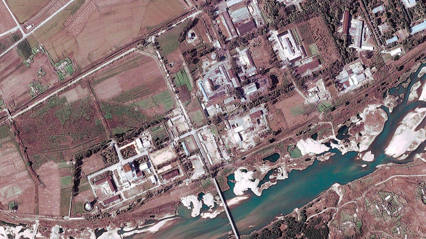 Complejo nuclear de Yongbyon, a unos 100 km al norte de Pyonyang